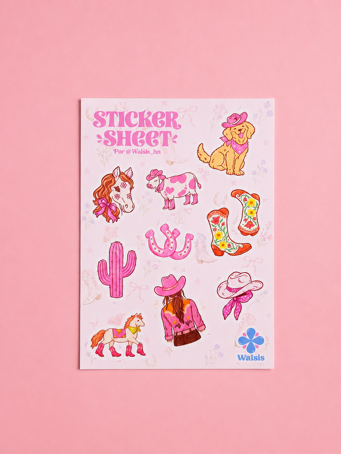 Stickers Colección Cowgirl