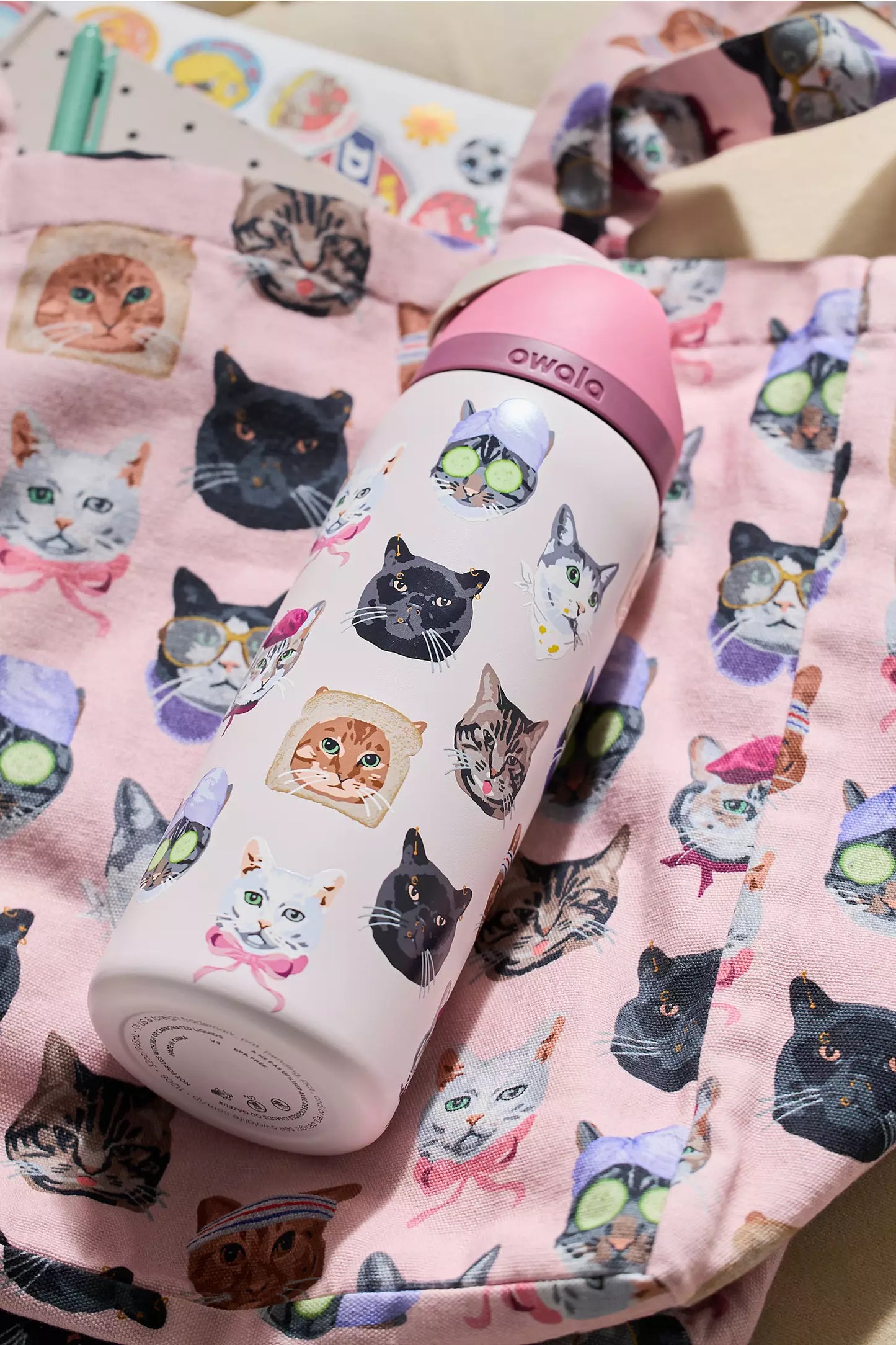 Freesip 32oz Cat Collage - Preventa