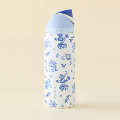 Freesip 32oz Delft Cat