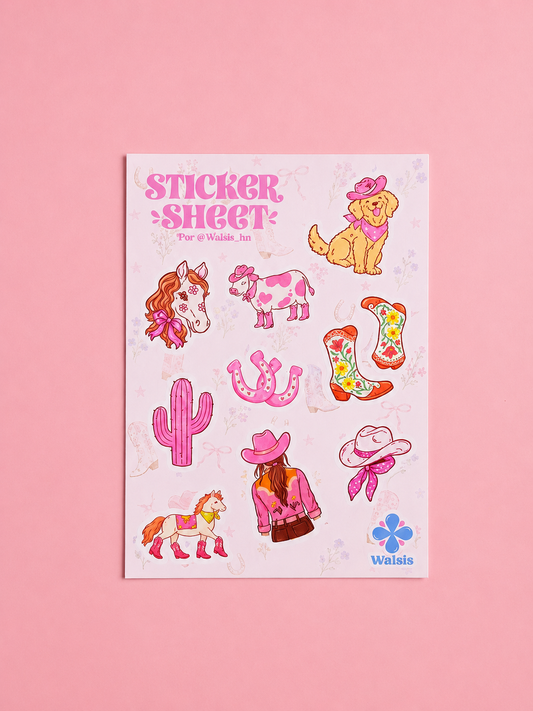 Stickers Colección Cowgirl